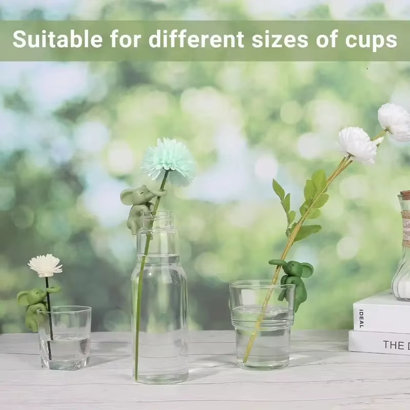Buddy de propagation des plantes créatives - Support en plastique d'éléphant 3D pour coupures