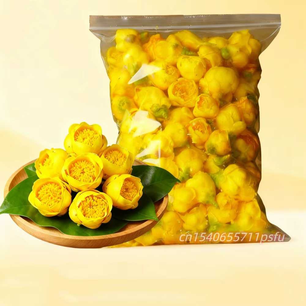 Fleurs séchées de camélia dorée naturelle de qualité supérieure pour la fabrication de savon