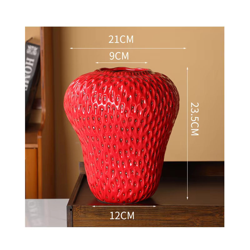 Vase à fraises en céramique