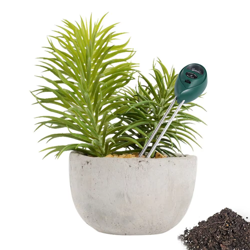 Analyseur 3 en 1 pour le sol, testeur d'humidité, outil de jardinage, testeur de pH du sol, testeur de niveau de pH du sol, plantes, fleurs