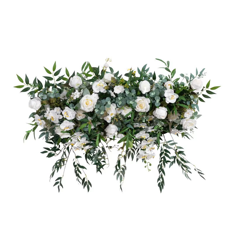 Nouveau lancement ! Fleurs artificielles murales : Solution complète pour les décors de mariage