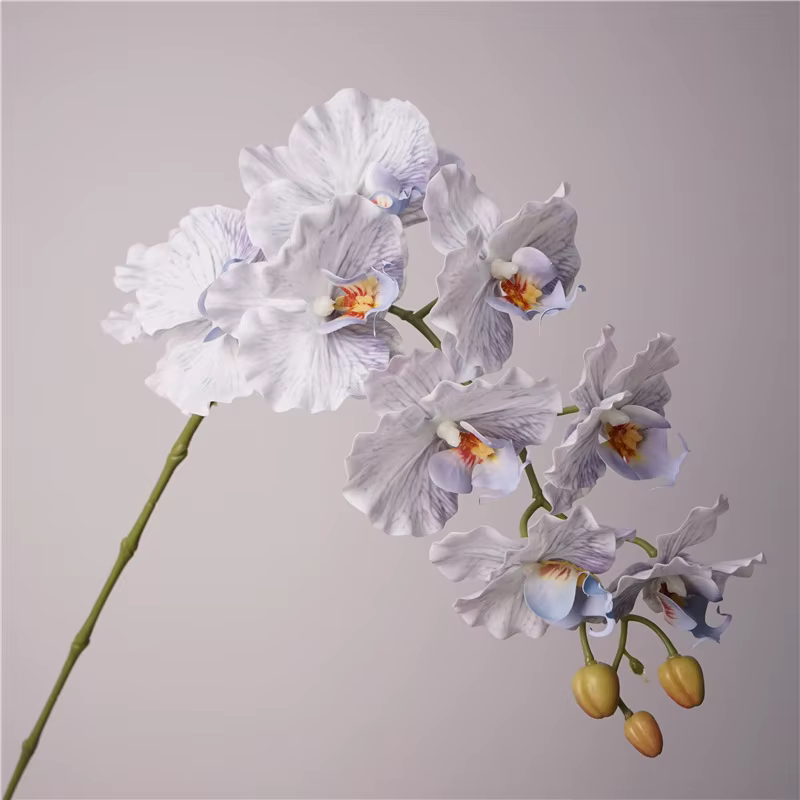 Fausses fleurs en film latex phalaenopsis