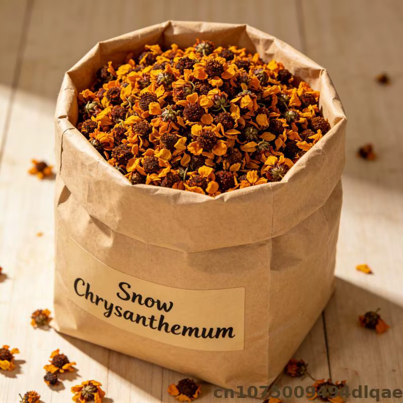 Bourgeons de chrysanthème de neige séchés de qualité supérieure à 100 % | Fabrication de savons et de bougies | Mélange
