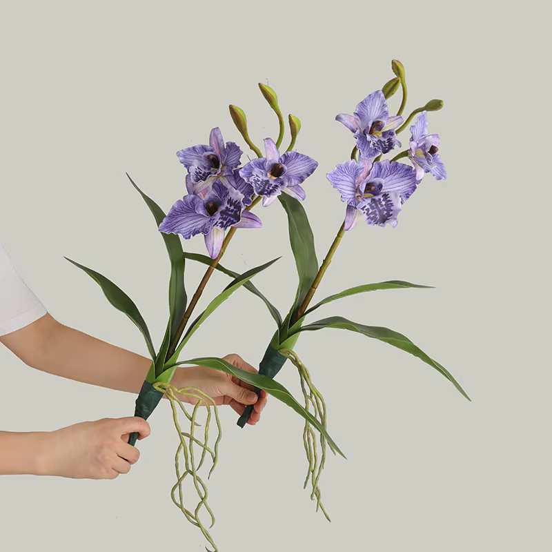 Fleur d'orchidée artificielle pour la décoration de la maison