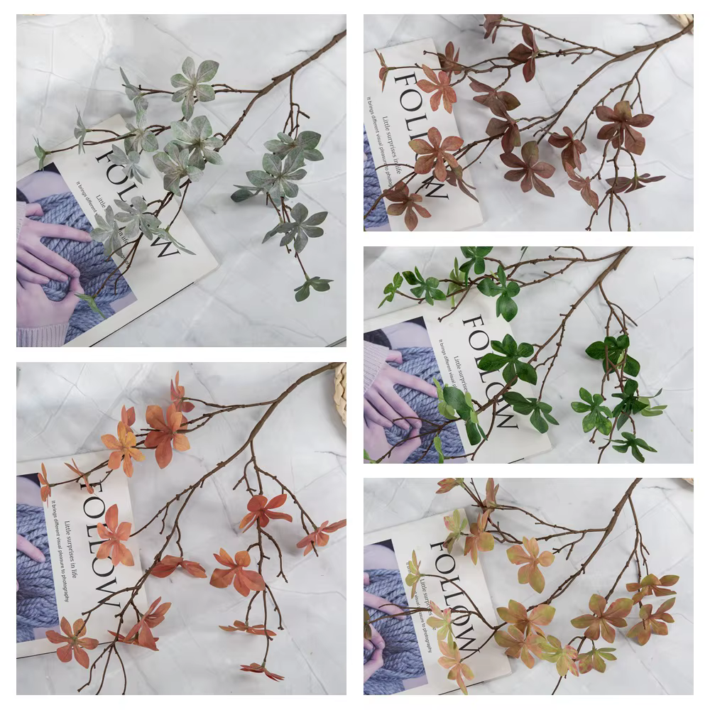 Feuilles de calathée hawaïennes artificielles de 28 pouces