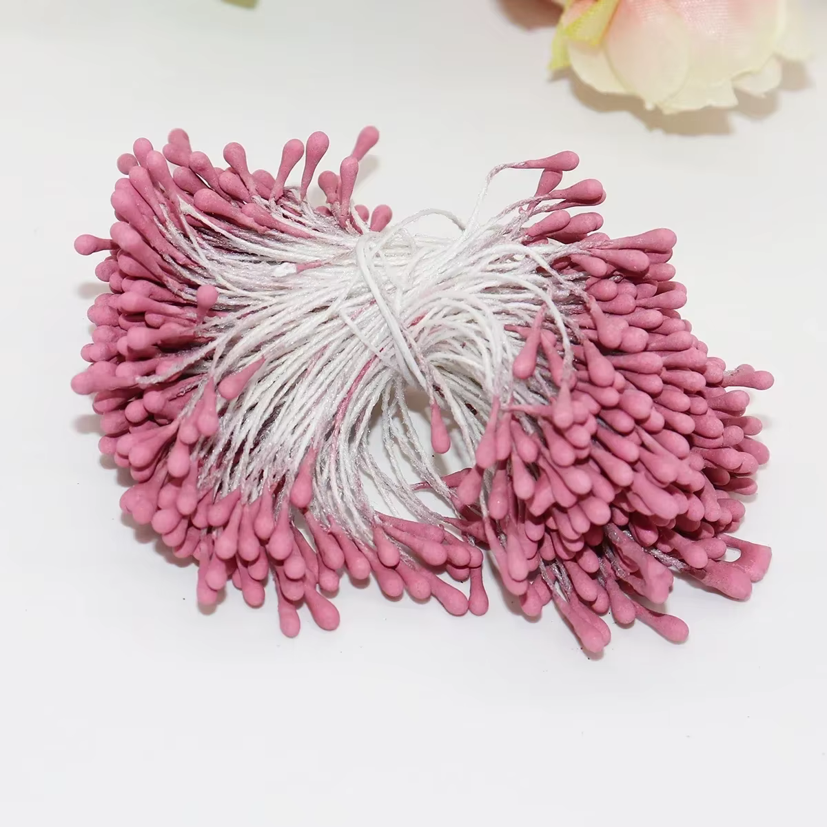 Mini étamine de fleurs artificielles faites à la main