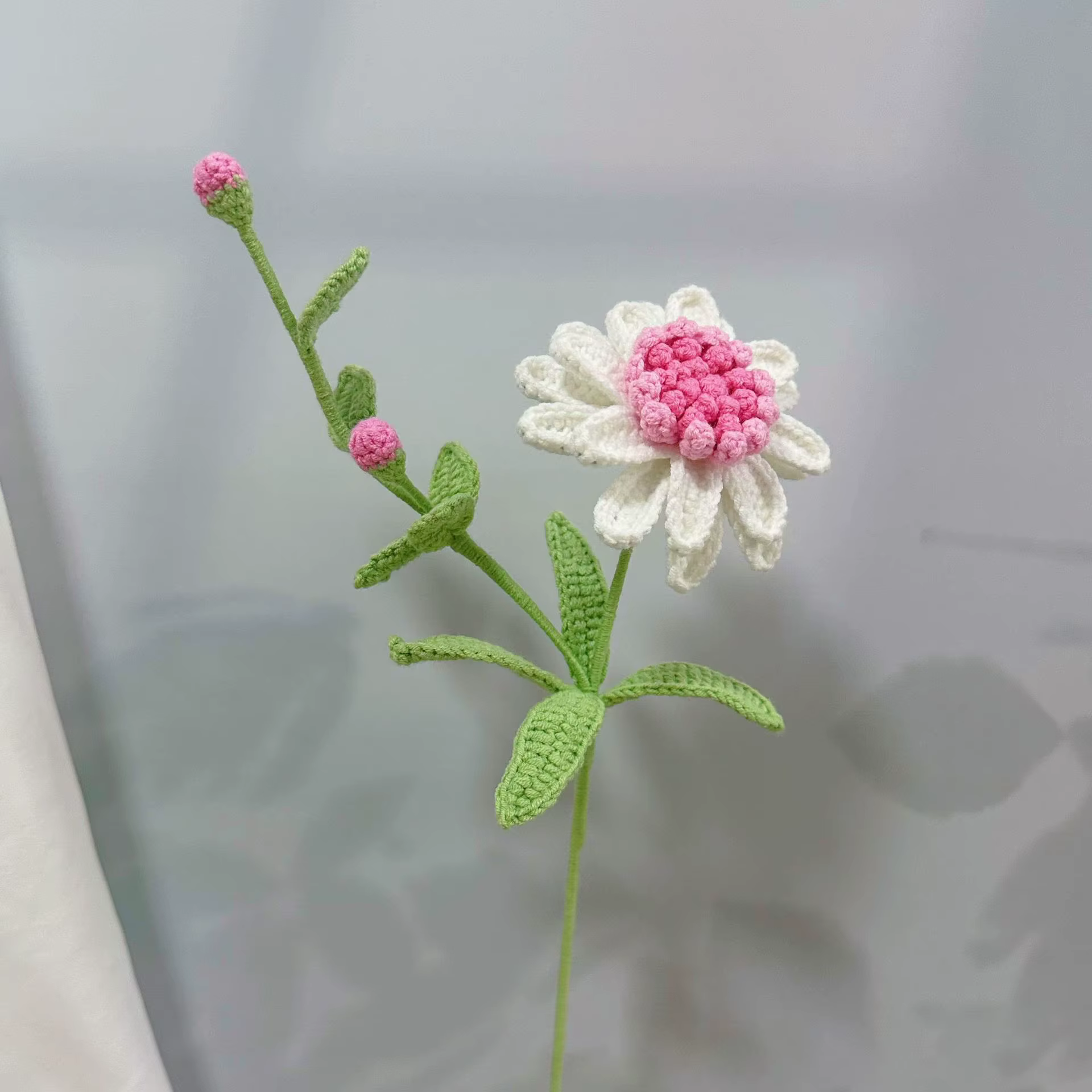 Bouquet de marguerites africaines au crochet