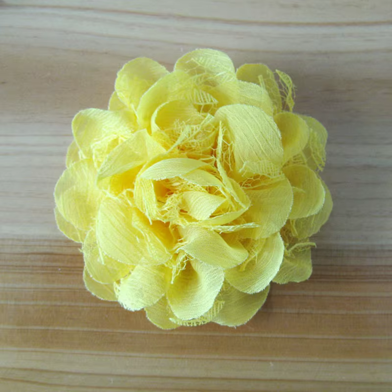 Fleurs artificielles en mousseline de soie