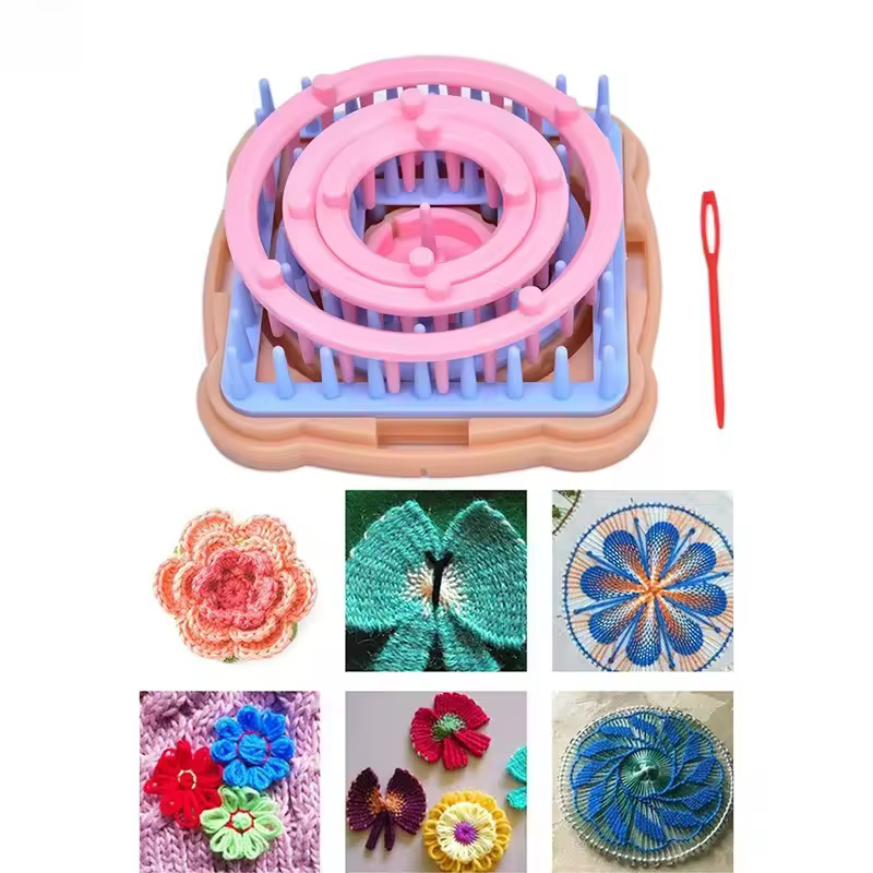 Kit de tricotage de fleurs DIY