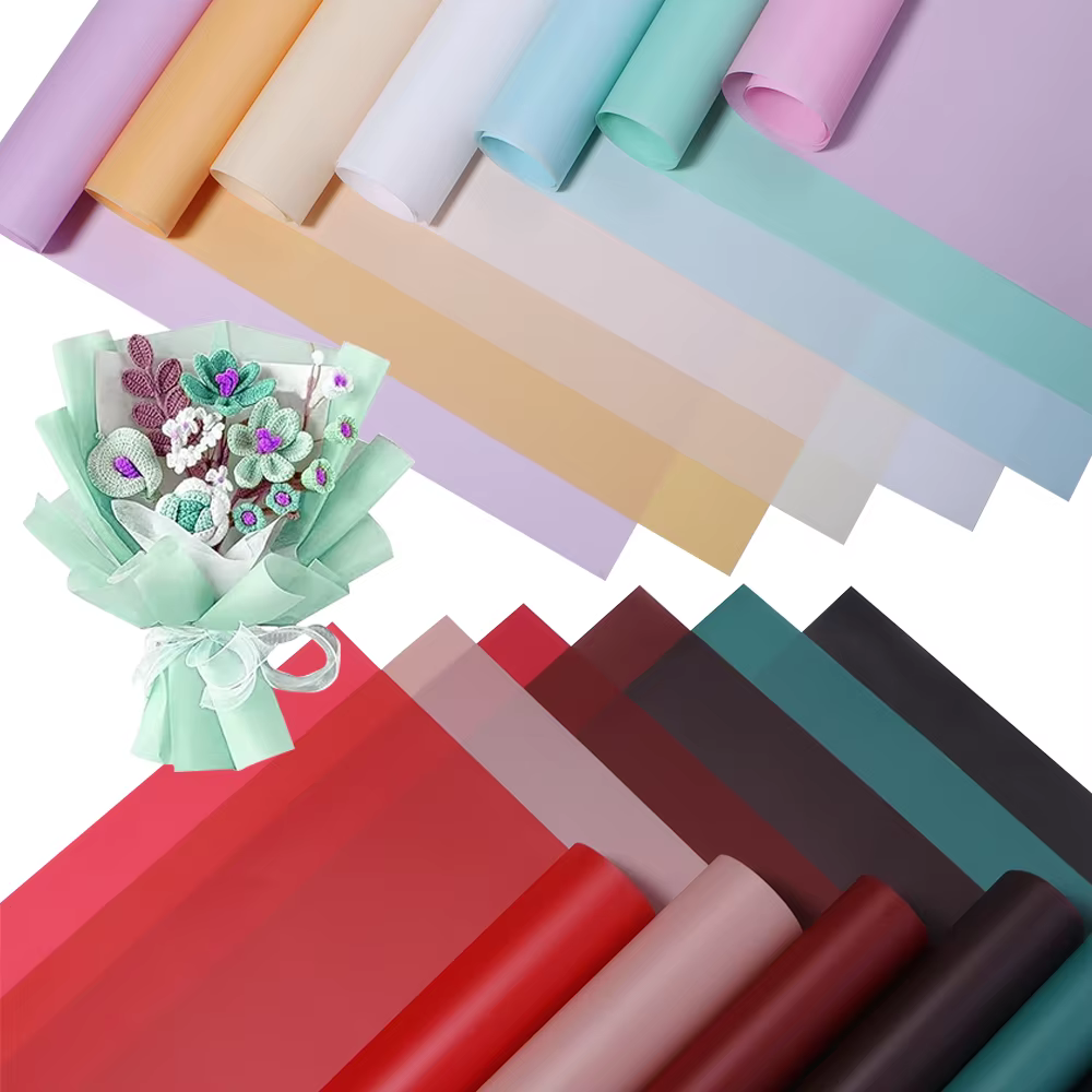 Papier d'emballage pour bouquets de fleurs