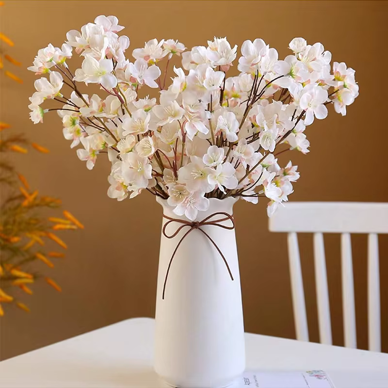 Fleurs artificielles en soie