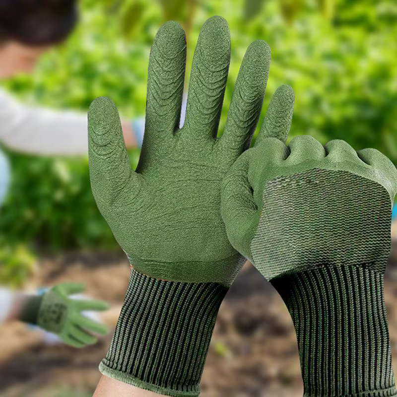 1 paire de gants de jardinage en Latex