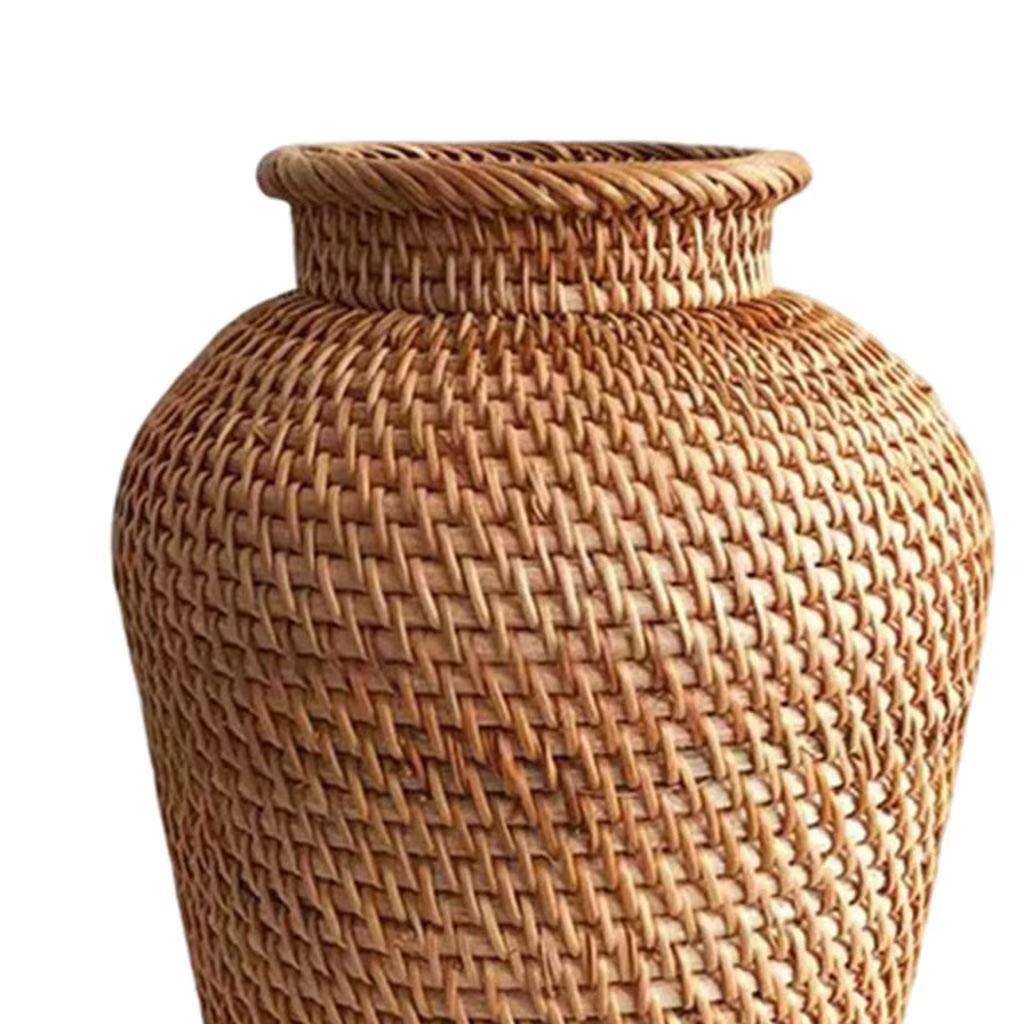 Vase en rotin branche Pot de fleur rustique