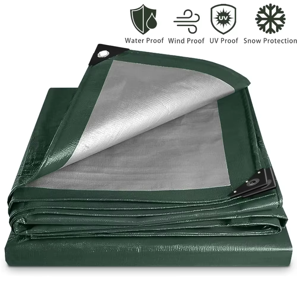 Bâche imperméable robuste avec œillets