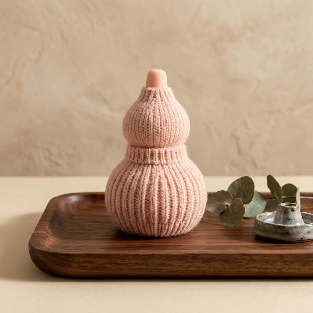 Figurine artistique en forme de calebasse