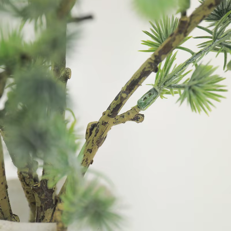 3 pièces de branches de pin chinois simulées