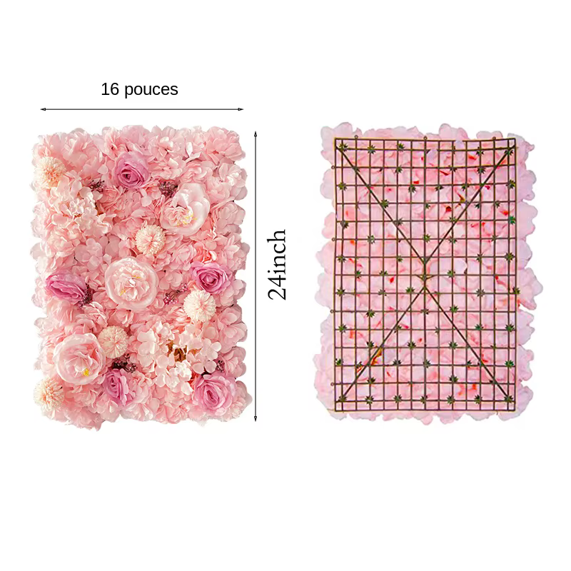 Fleurs de roses en soie 3D