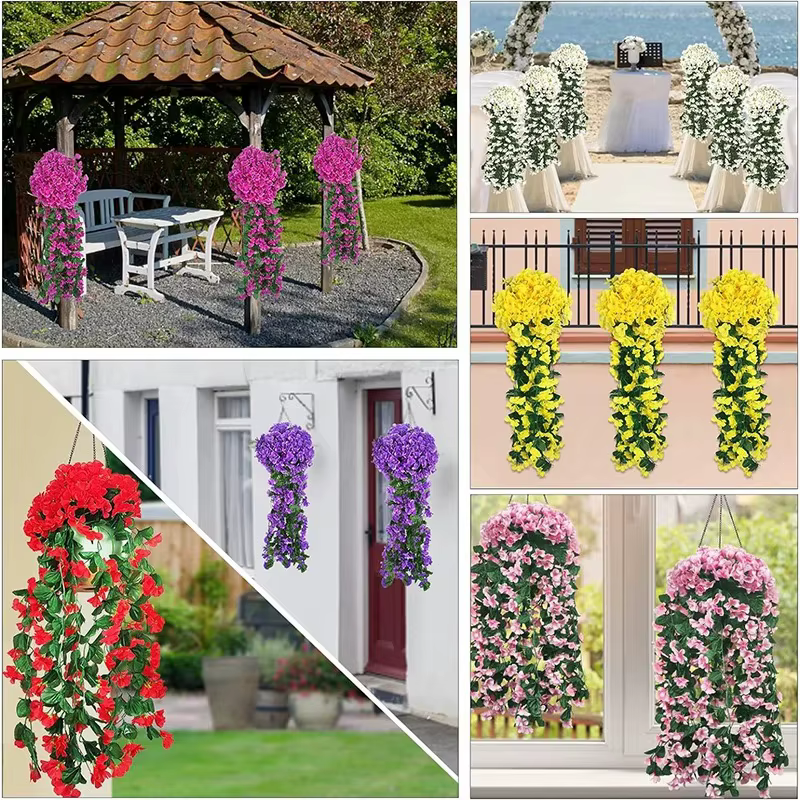 Guirlande de fleurs artificielles 80CM