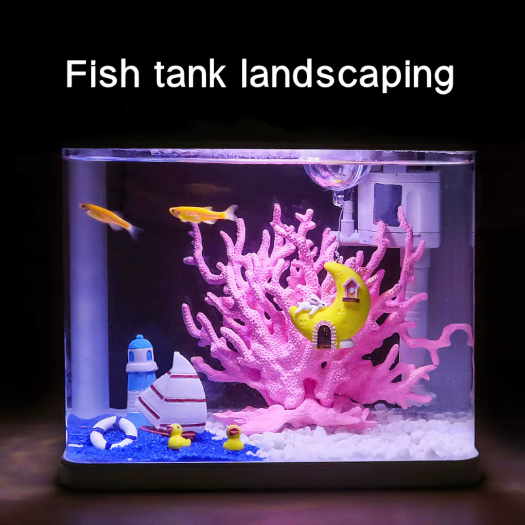 Simulation de paysage aquatique pour Aquarium