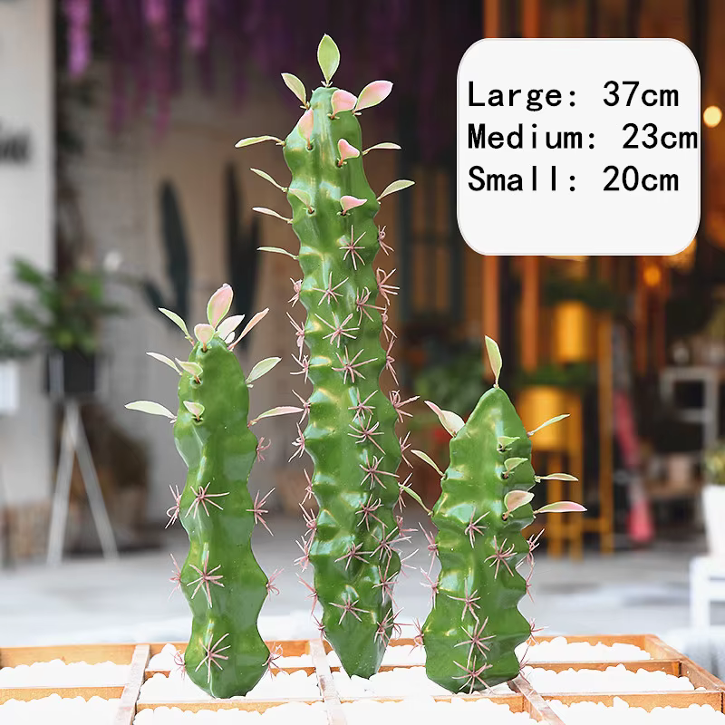 Grand Cactus artificiel fausse fleur succulentes fenêtre jardin décoration bricolage Art embellissement hôtel salon