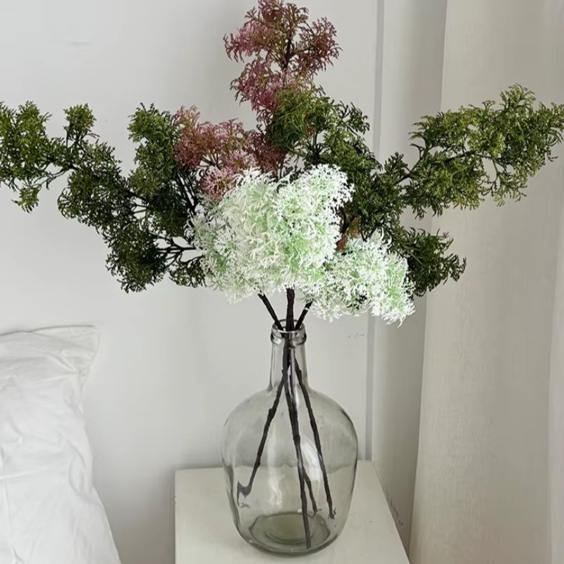 73CM violet poney pin maison salon décoration Rime photographie accessoires Bouquet hôtel Arrangement Floral