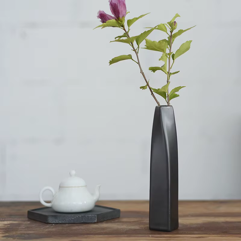 Vase à fleurs en céramique Macaron