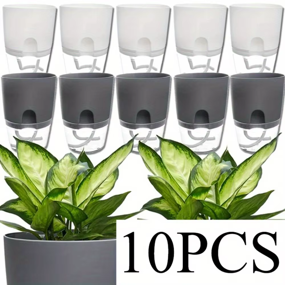 Pot de fleur en plastique auto-arrosage