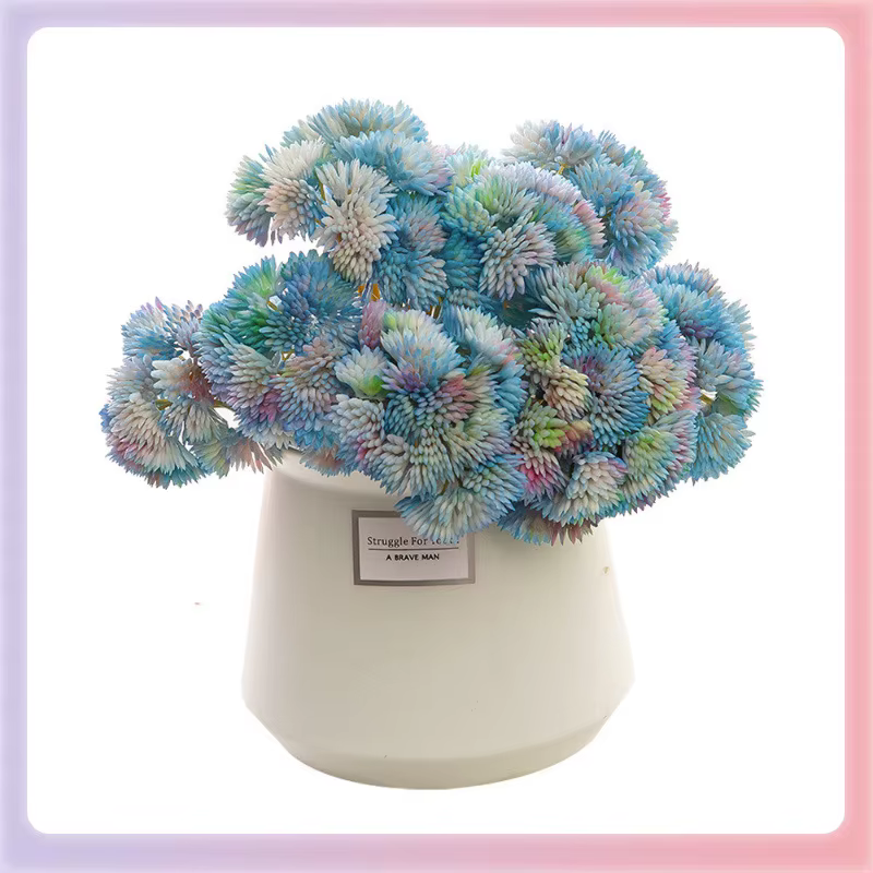 5 pièces 20 cm Plante succulente artificielle en forme de cône