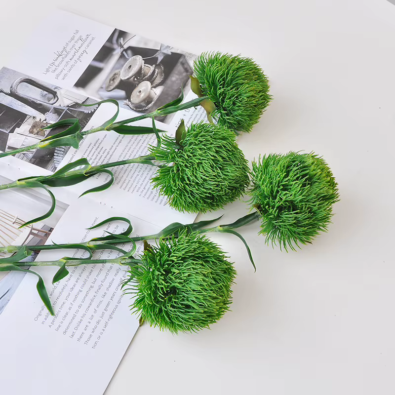 Bouquet de fausses plantes Dianthus en latex