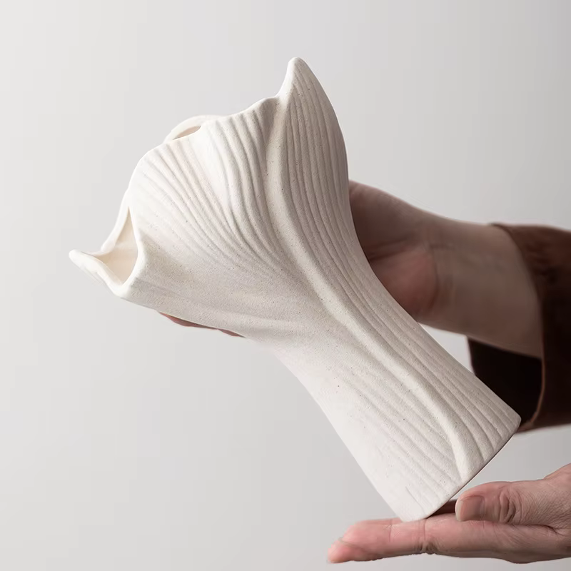 CAPIRON Vase en céramique à fleurs nordiques
