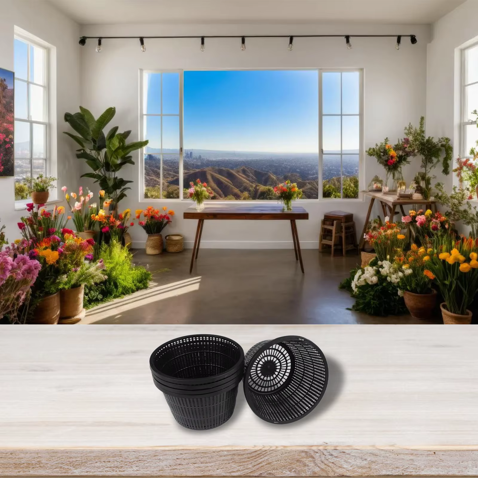 Pots en filet pour plantes aquatiques
