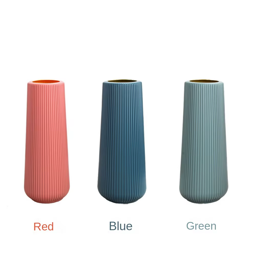 Vase à Fleurs en Plastique de Style Nordique