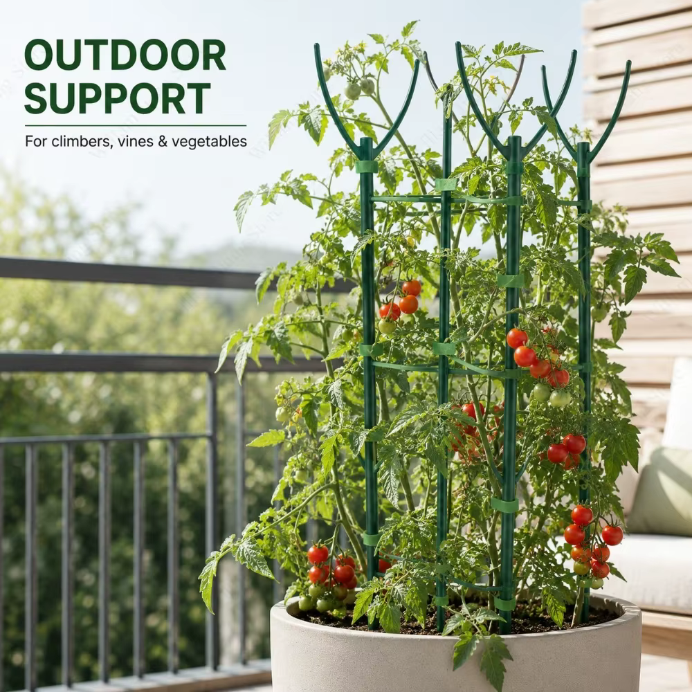 Piquets de support pour plantes grimpantes empilables