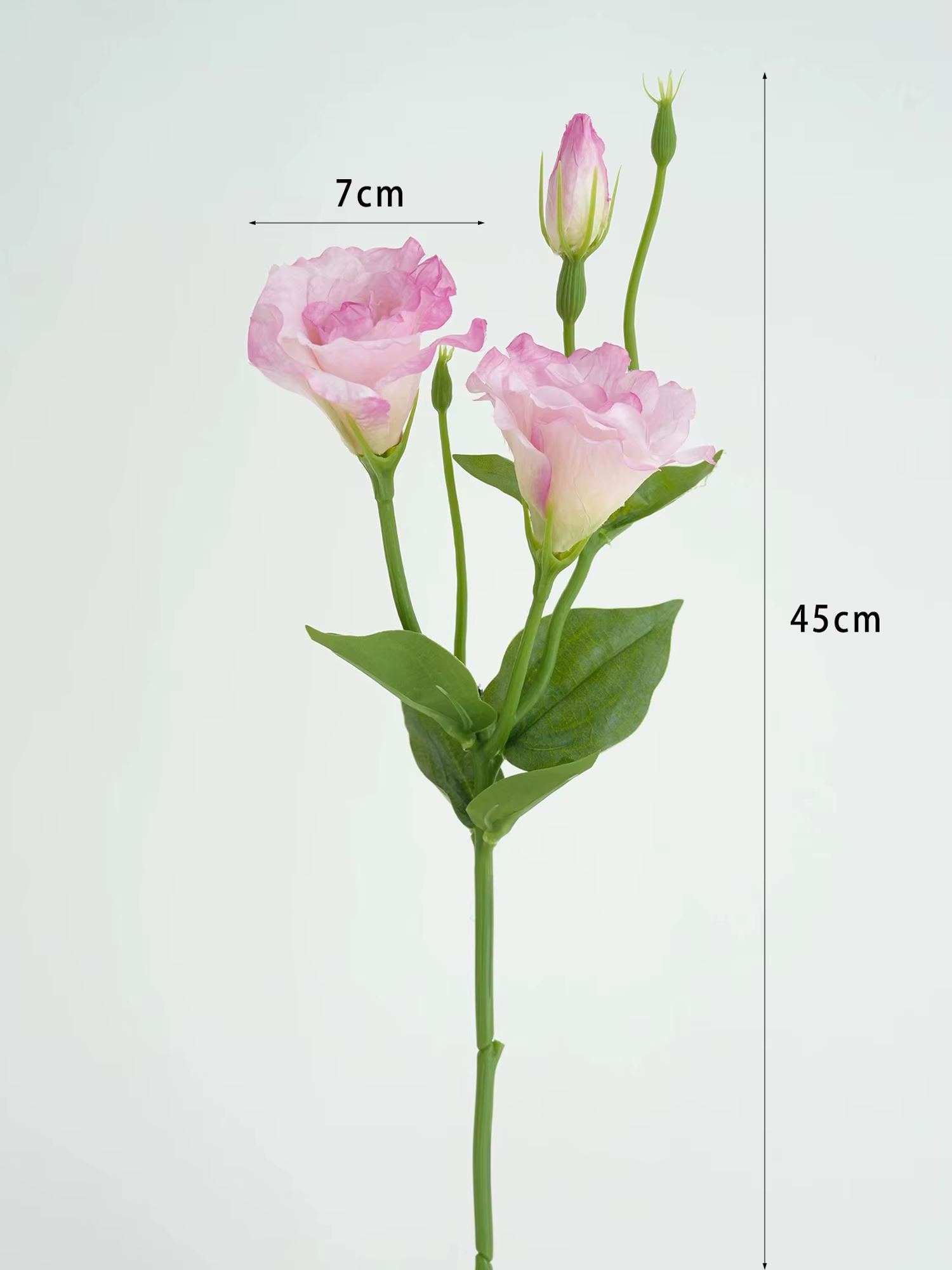 Fleurs artificielles de lisianthus blanches