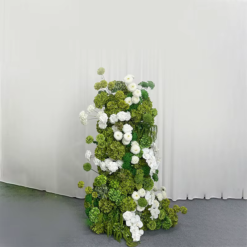 Fleurs artificielles de luxe en panneau KT