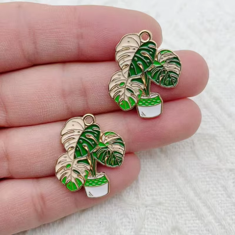 10 pièces de feuilles de bananier succulentes vertes en pot