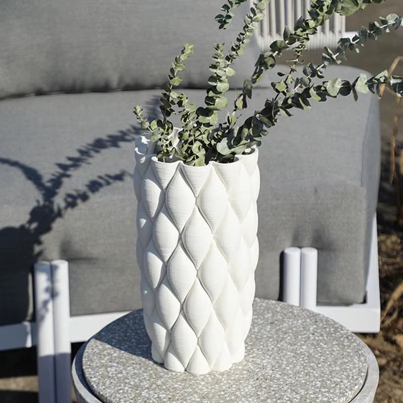 Vases en céramique décor moderne Vase à fleurs bureau