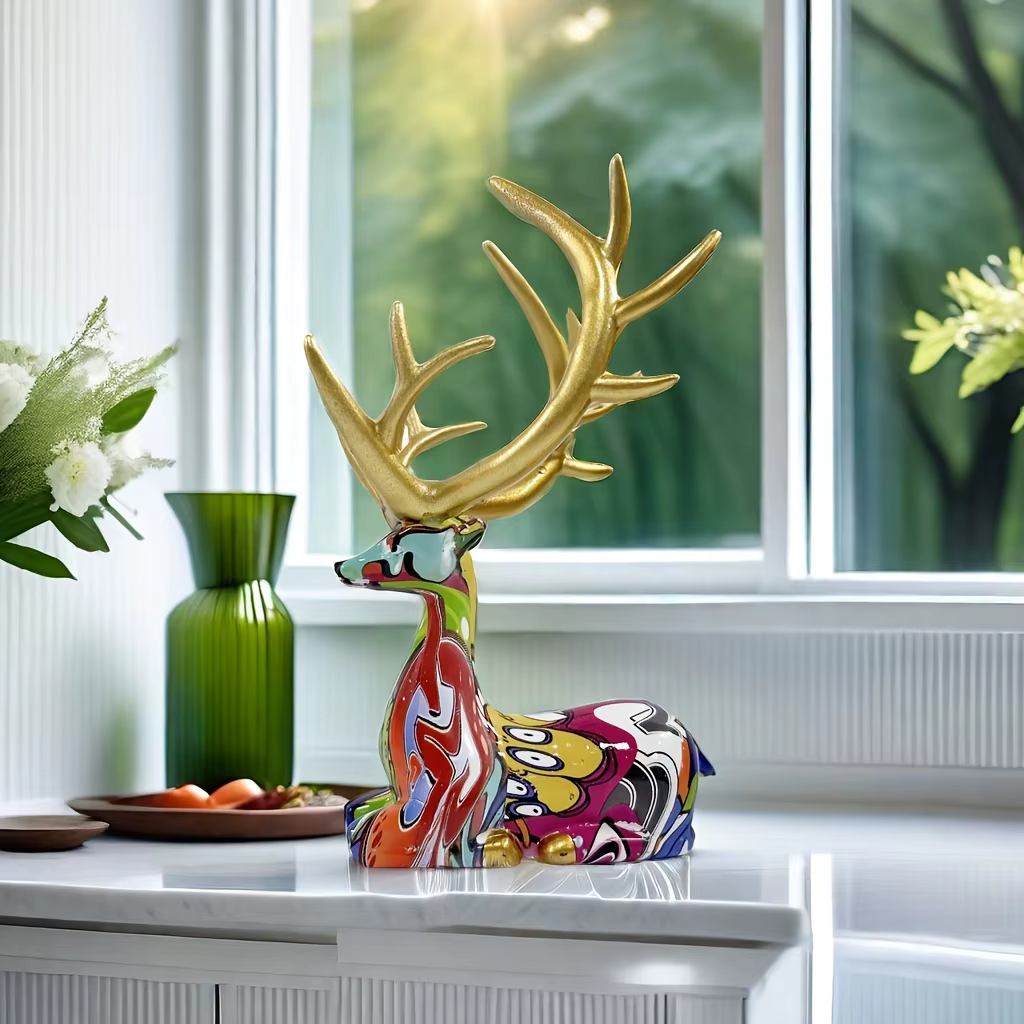 Décorations de table en résine à motifs de dessins animés