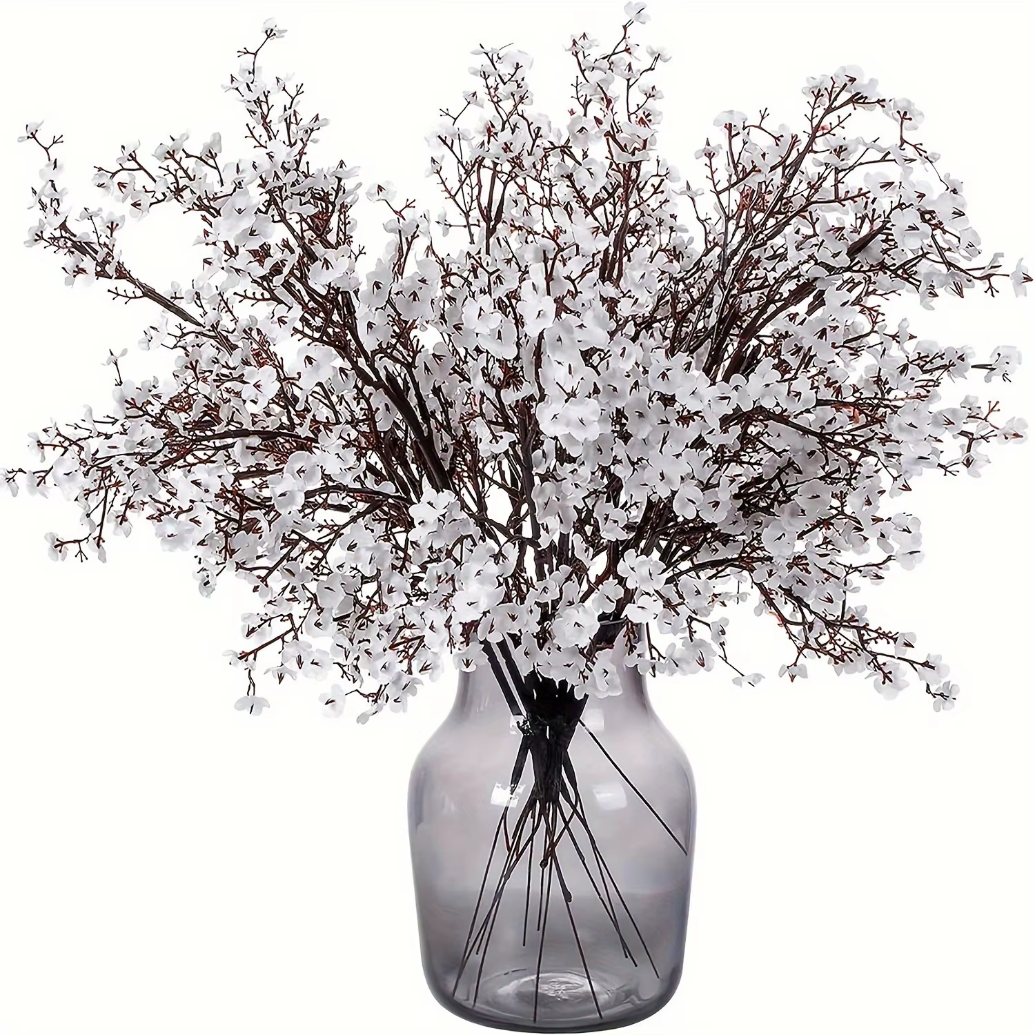 Fleurs artificielles de cerisier et gypsophile