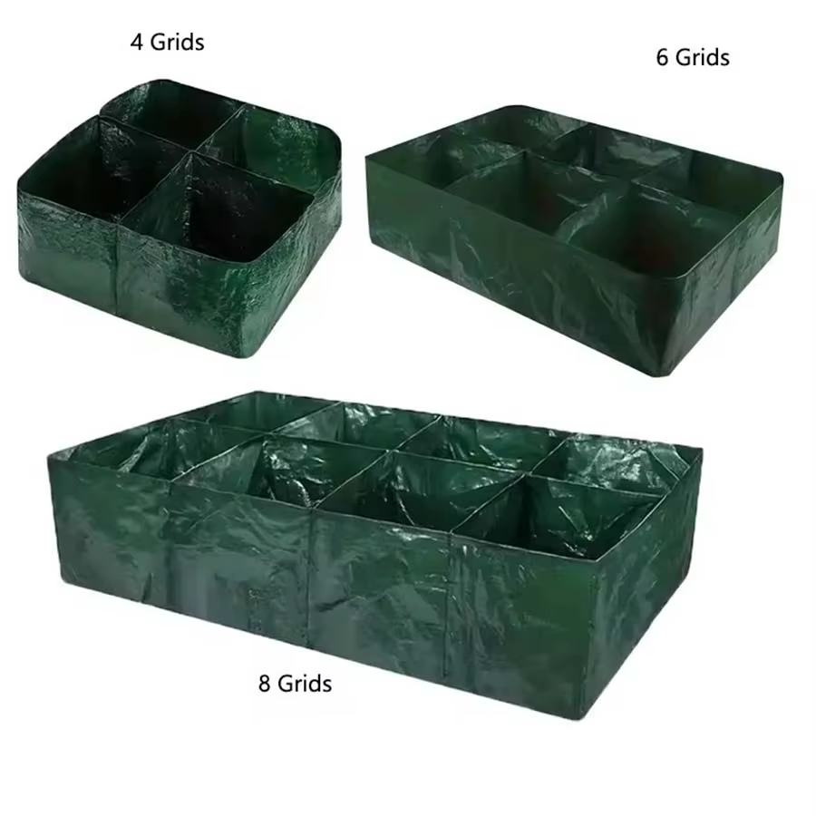 4/6/8 grilles sac de culture plante jardinière légumes fleur pépinière Pot de fleurs rond