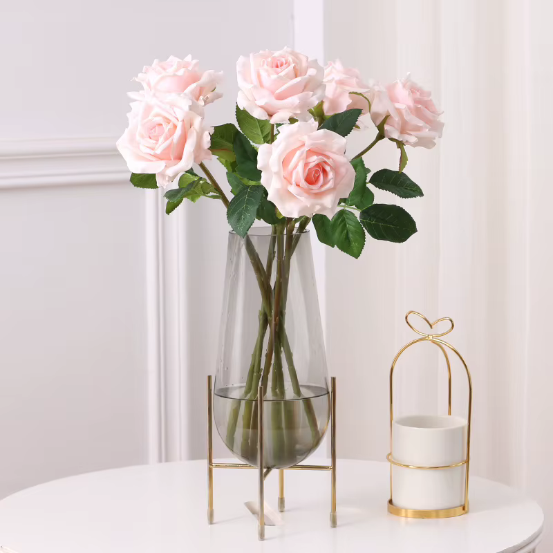 Roses artificielles à friser