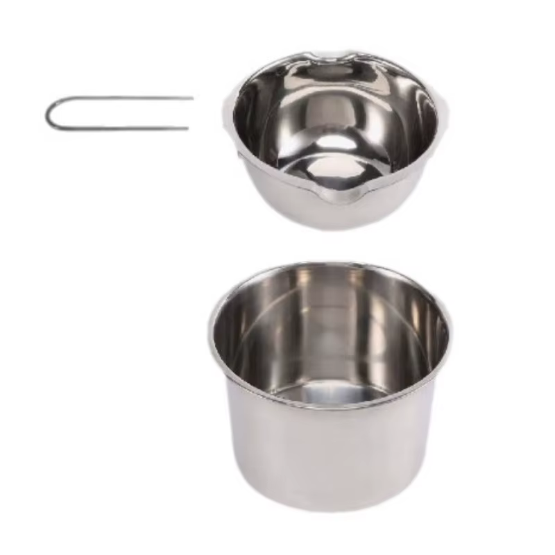 Lot de 2 pots de fusion de cire de 400 ml pour bougies DIY