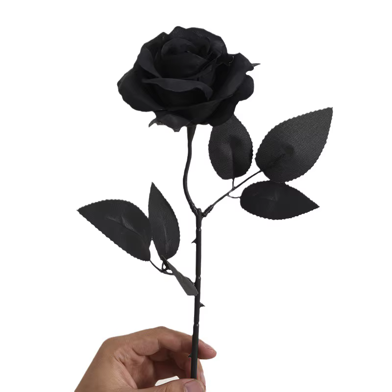 Roses Artificielles Noires