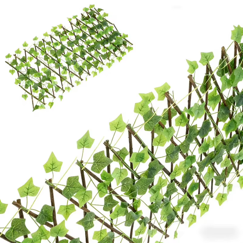 Structure de treillis télescopique en bois pour plantes grimpantes
