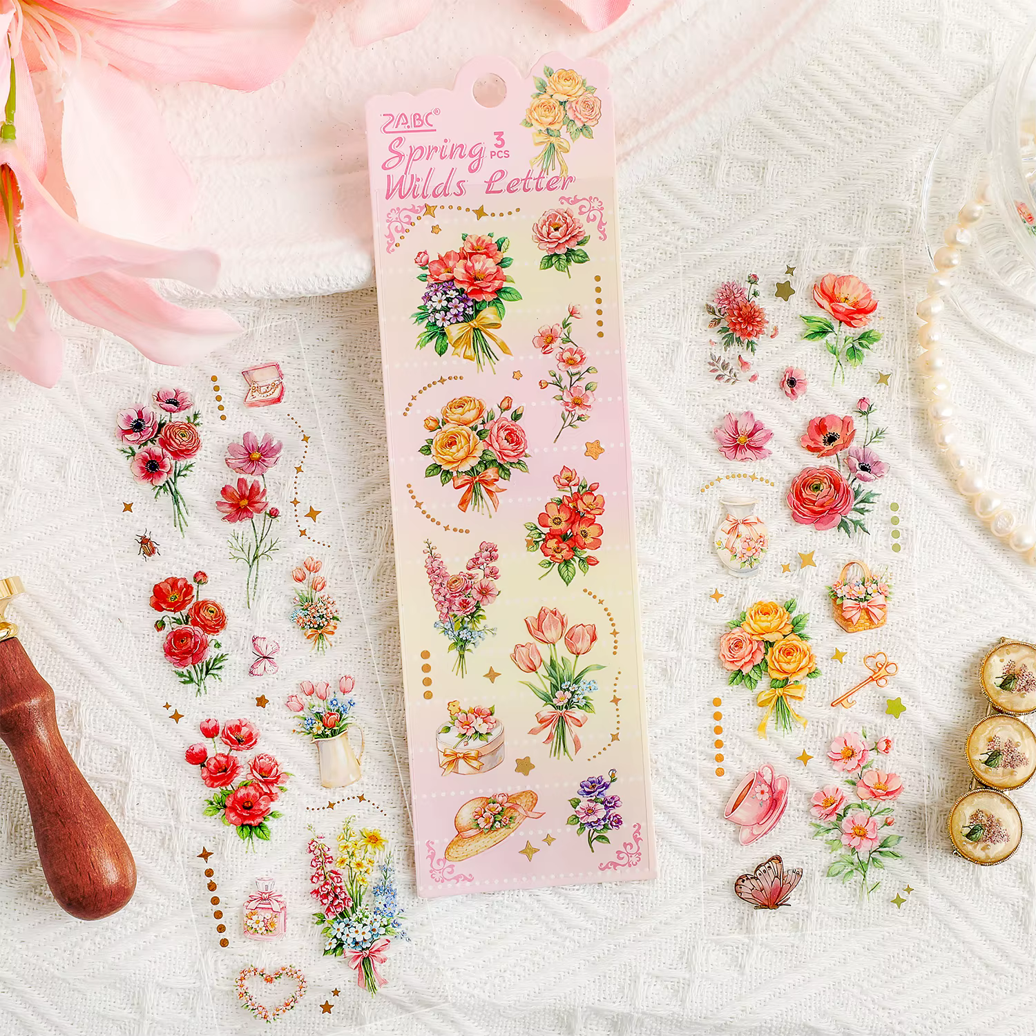 Série de stickers 4style Starry Field Flower Box