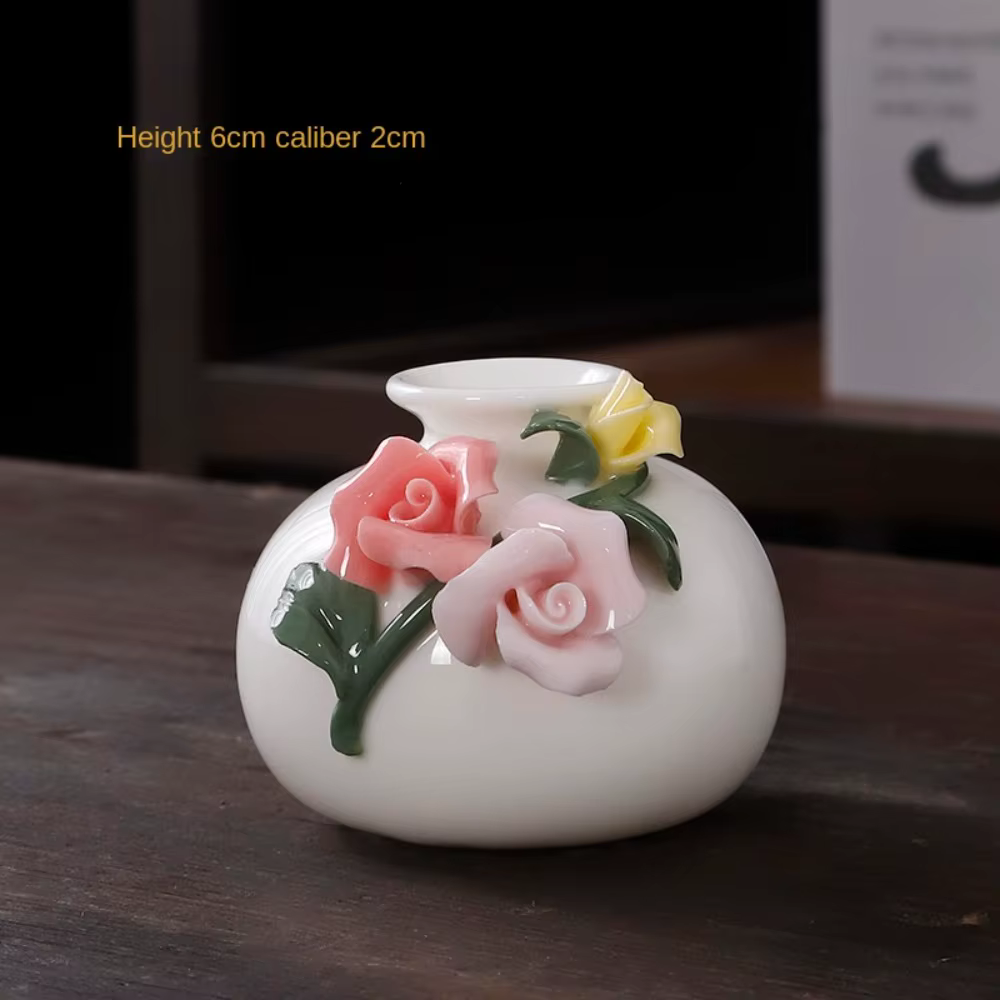Vases à fleurs hydroponiques en céramique faits à la main
