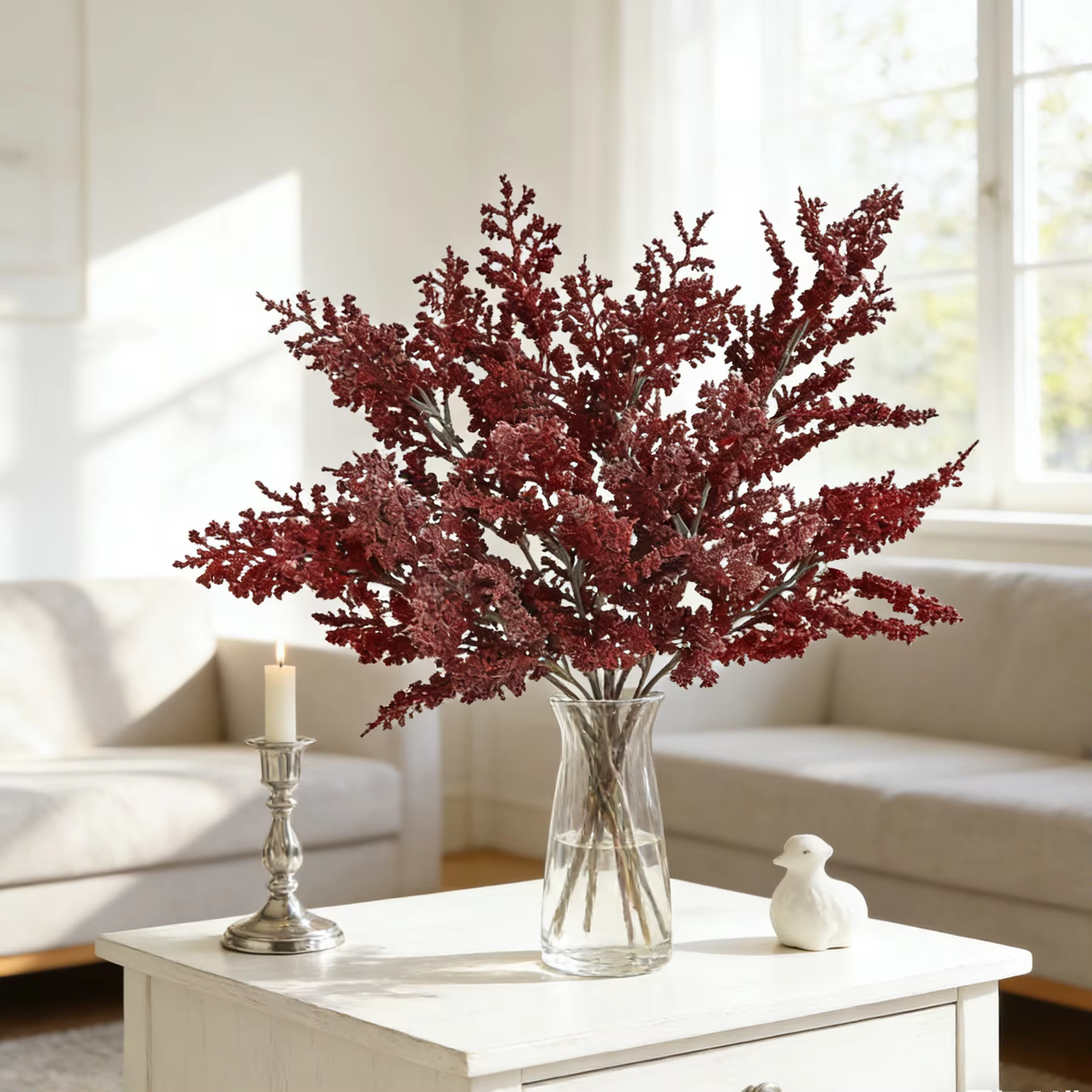 Plantes artificielles en soie