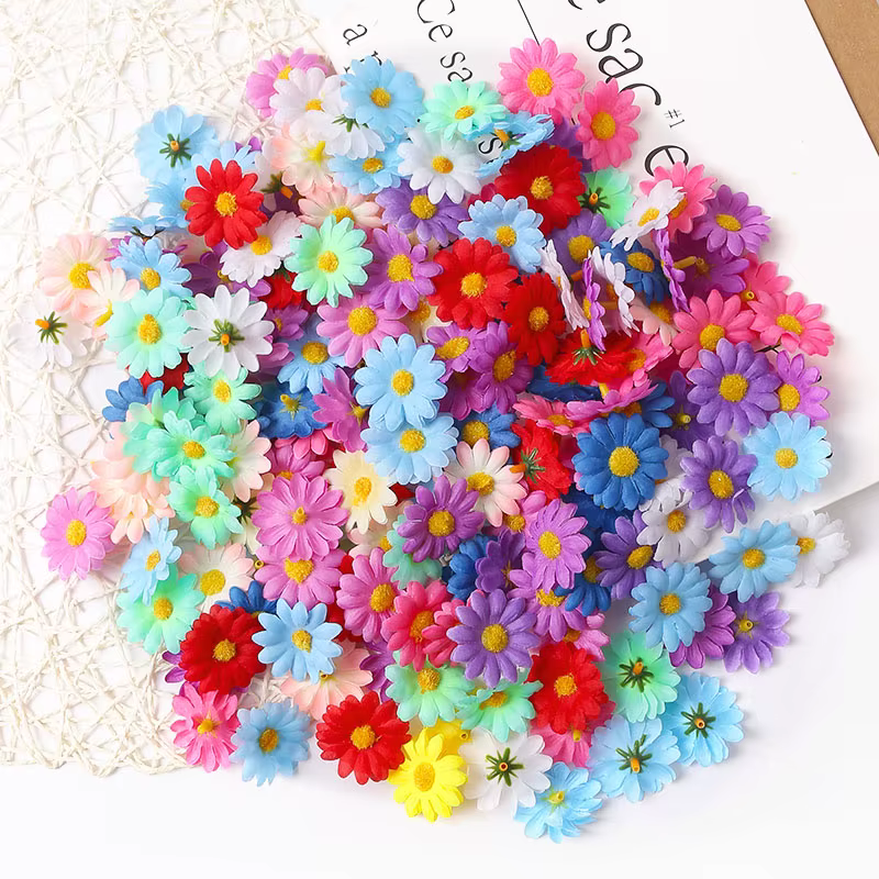 Mini Fleurs Artificielles de Décoration de Mariage