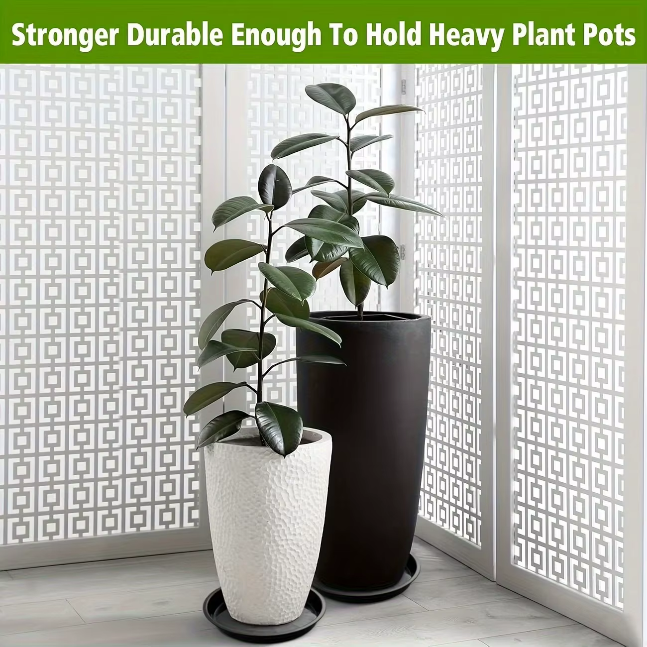 Soucoupe ronde en plastique de haute qualité pour plantes