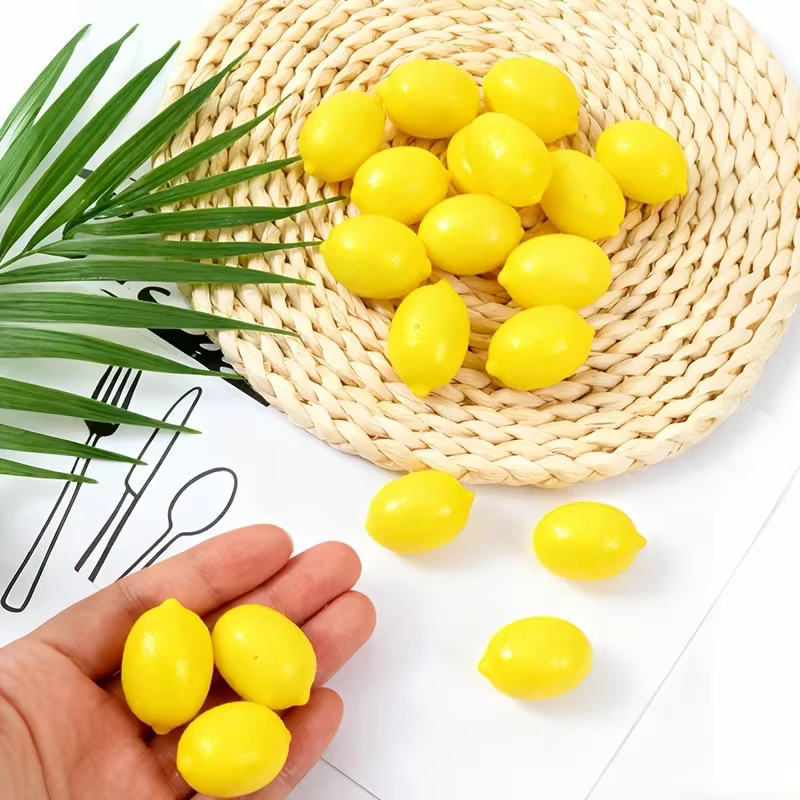 20 mini-citrons artificiels